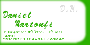 daniel martonfi business card